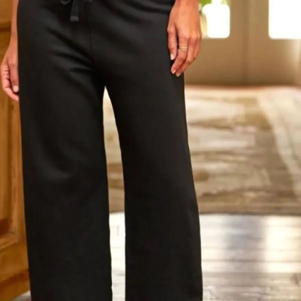 Frank&Eileen Catherine Favorite Sweatpant triple fleece in Black sz Small